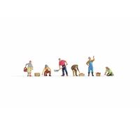 NOCH H0 Figurines Harvest Helper,Hand-Painted Miniature Figures Set for