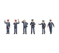 NOCH H0 Figurines Train Guards Czech, Figure Set for Model Railway Gauge H0