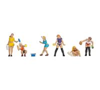 15947 Noch Set Sexy Girls Washing Cars As Shown In Photo H0 1:87