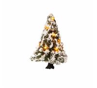 Noch Iluminated Christmas Tree snowy, with 10 LEDs, 5 cm high