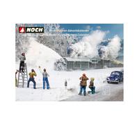 NOCH Figure Advent Calendar with 25 Hand-Coloured Figures for Gauge H0, Model Railways