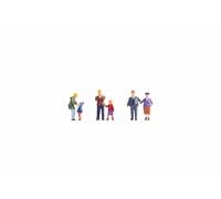 NOCH Hand-Colored HO Family Meier Winter Figures Female Human 1:87