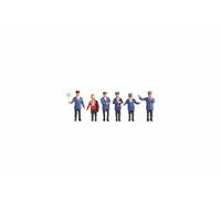 NOCH Hand-Colored Micro-Sound Scene Figures, Standing On Platform, N Gauge