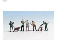 Noch Hunters (3) Lumberjacks (3) and Dog Figure Set - 1:87 HO \ OO Gauge