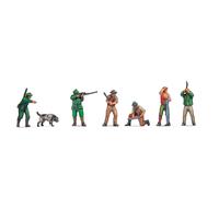 Noch Hunters & Lumberjacks (6) 3D Master Figure Set Z Gauge N44503