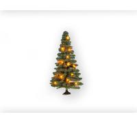 NOCH Illuminated Christmas Tree, With 30 LEDs, 12 Cm Tall For Model Building
