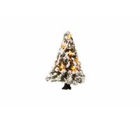 Noch Iluminated Christmas Tree snowy, with 10 LEDs, 5 cm high