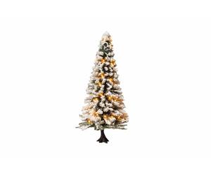 Noch Iluminated Christmas Tree Snowy, with 30 LEDs, 12 cm High