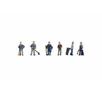 NOCH Janitor Set With Unpainted,Hand Painted, Made of Plastic for N Gauge