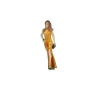 Noch® Lady in Yellow Dress, Standing Plastic Model Figure, 3D Print in Gauge H0 for Model Train, DIY or Decoration