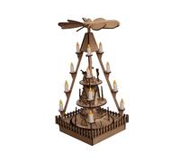 NOCH Christmas Pyramid With Lights, 4,5 X 4,5 CM Mini-Bausatz for