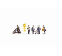 NOCH® Mail Carrier Germany, Model Building Figures Set, H0 Miniature World Decor