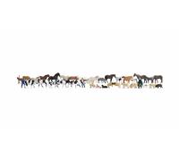 NOCH Mega saving Set„ Animals“,Animal Figurines for Modelmaking,Ideal Farmhouse