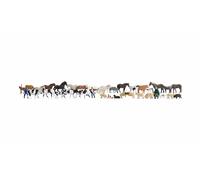 NOCH Mega saving Set„ Animals“,Animal Figurines for Modelmaking,Ideal Farmhouse