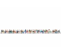 NOCH® Mega Savings Set 'Sitting', 30 Hand-Painted Model Figures, Ideal For Track