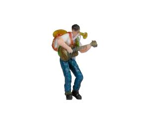 Noch® Multiinstrumentalist Coloured 3D Print Model Figure for H0 Model Railway and Dioramas