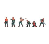 NOCH N Figures Forest Workers Detailed Miniature Figures for Model Making in Gauge N