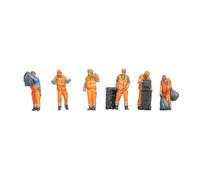 NOCH N Figures Garbage Collection Model Railway N Gauge Miniature Vehicle for Realistic Scenes