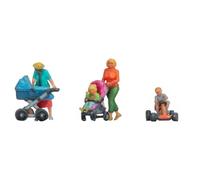 Noch N Figures Mothers with Children with Lovingly Designed 3D Master Figures for the N Track Detail with 3D Printing
