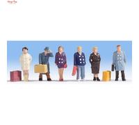 Noch Passengers (6) Figure Set - 1:87 HO \ OO Gauge