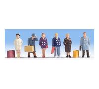 NOCH Passengers (6) Figure Set HO Gauge Scenics 15219