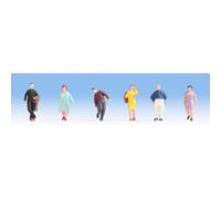NOCH Passengers (6) Hobby Figure Set HO Gauge Scenics 18117
