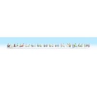 NOCH Passengers without Legs (30) Mega Economy Figure Set HO Gauge Scenics 16050