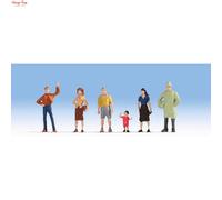 Noch 47100 Pedestrians (6) Hobby Figure Set