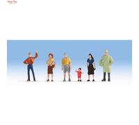 Noch Pedestrians (6) Hobby Figure Set - 1:160 N Gauge