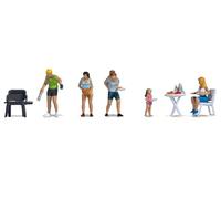 NOCH® People Camping Figure Set H0 Plastic Model Making Dioramas Craft DIY