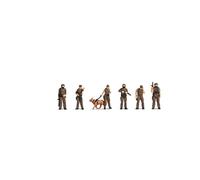 Noch Plastic Standing Model Figures – Police Special Operations Command – Colourful TT (1:120)
