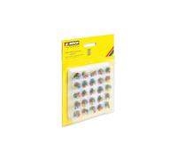 NOCH Professional Grass Tufts "Blooming" with Grass Decoration for Model Making, Pack of 25, 9 mm, Ideal for Dioramas and Model Railways