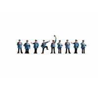 NOCH Railway Personnel, Hand-Painted Figures For Model Train Scale N, Ideal For