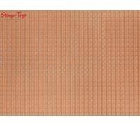 Noch Red Pantile 3D Structured Roofing 28x10cm - 1:87 HO \ OO Gauge