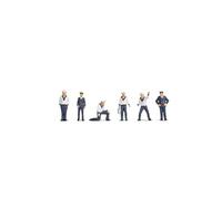 Noch® Sailors Hand Coloured Model Figures Set of 6 for N Gauge