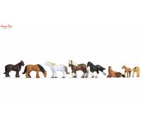 Noch 36762 Shire Horses (8) Figure Set