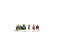Noch Sitting 3D Printed Figures in Colour for Model Making for Decoration for Track N