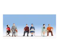 NOCH Sitting People (6) Hobby Figure Set HO Gauge Scenics 18130