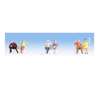 NOCH Sitting People (6) Hobby Figure Set HO Gauge Scenics 18132