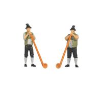 NOCH Sound Scene 2.0 "Alphorn Blower", Model Train Accessories with Sound, Hand-Coloured for Track N, Detailed Figure Scene Made of Plastic