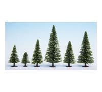 NOCH Spruce (50) Hobby Trees 5-14cm HO Gauge Scenics 26826