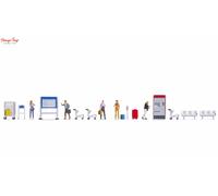 Noch 16268 Station Platform Themed Figure Set
