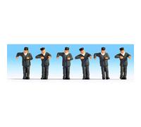 NOCH Steam Locomotive Drivers (6) Figure Set HO Gauge Scenics 15281