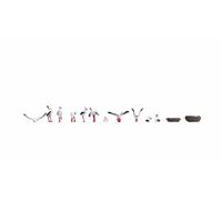 Noch® Storks Animal Figures for Model Railway H0, Set with Nests and Storks