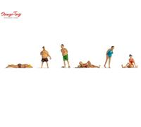 Noch Sunbathers (6) Hobby Figure Set - 1:160 N Gauge