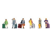 NOCH® Travelers, Model Building Figures, For The Gauge H0, Standing Adults With