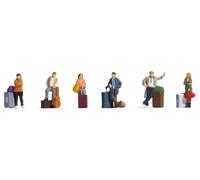 NOCH Travellers Figurine Set Detailed Station Scenes for TT Track 1:120 Hand-Coloured