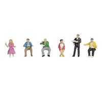 NOCH TT 1:120 TT Figurine Set in Dining Car Models for Vivid Scenes