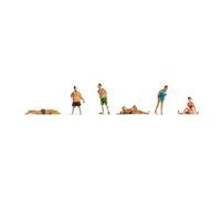 Sunbathers (6) Hobby Figure set Painted Noch 47300