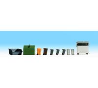 NOCH Waste Containers Accessory Set HO Gauge Scenics 14825